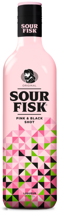 Sour Fisk Pink & Black